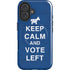 Keep Calm And Vote Left iPhone 16 Plus Magsafe Impact Case